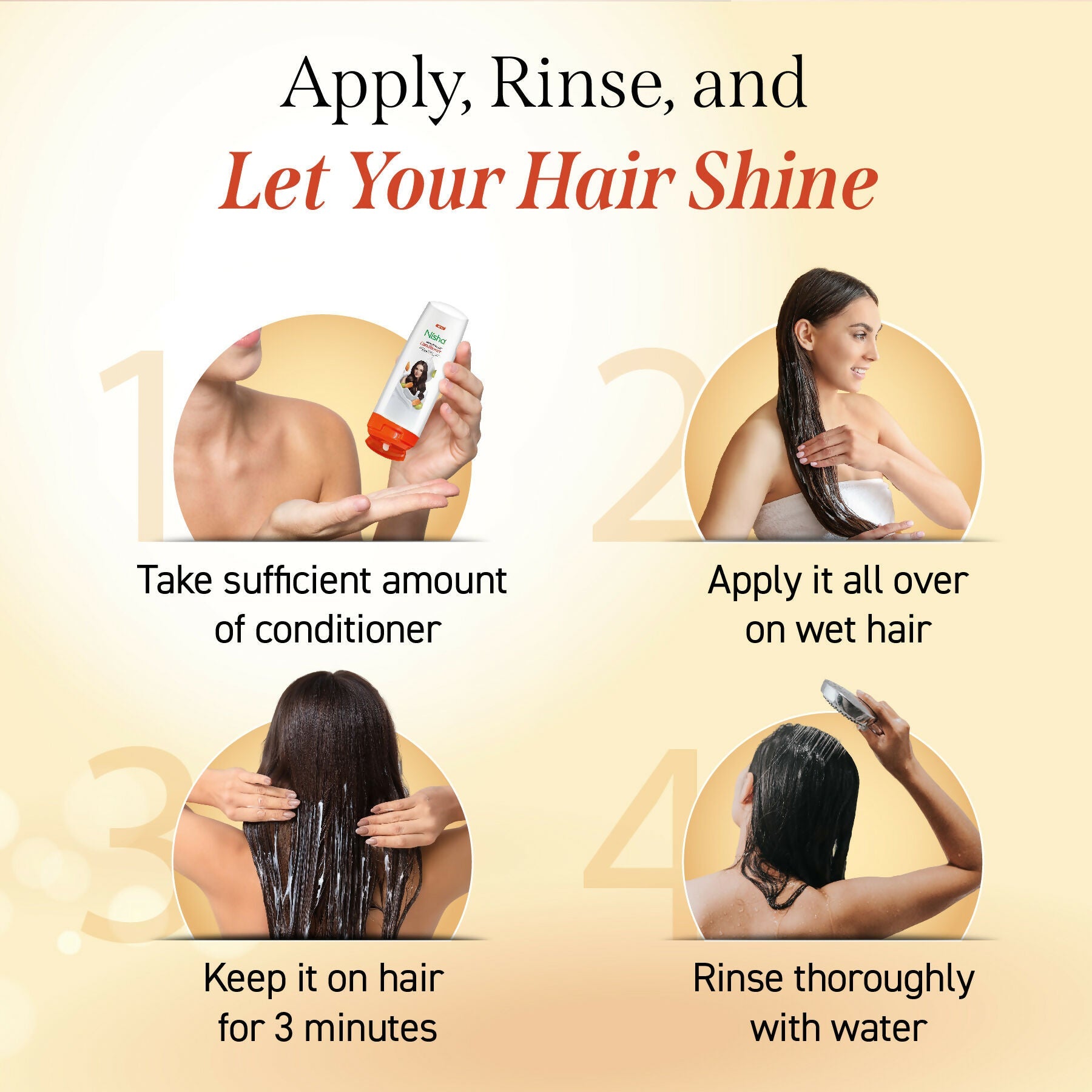 Nisha Conditioner For Women, Almond & Olive Actives, Hair Conditioner | Grab2Buy