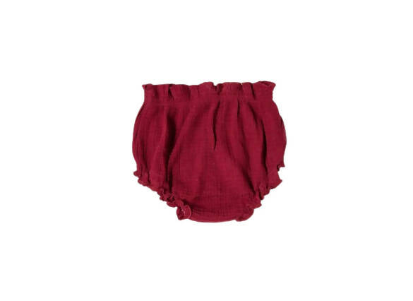 Sunshine Baby Cute Organic Muslin Cotton Bloomers For Babies - Maroon | Grab2Buy