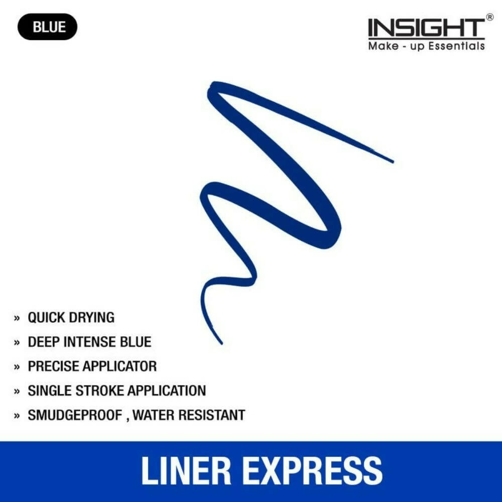 Insight Cosmetics Liner Express Eye Pen Smudge Proof Eye Makeup (Blue) | Grab2Buy