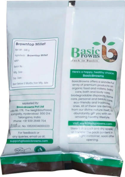 BasicBrowns Browntop Millet | Grab2Buy