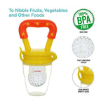 LuvLap Silicone Food/Fruit Nibbler with Extra Mesh | Grab2Buy
