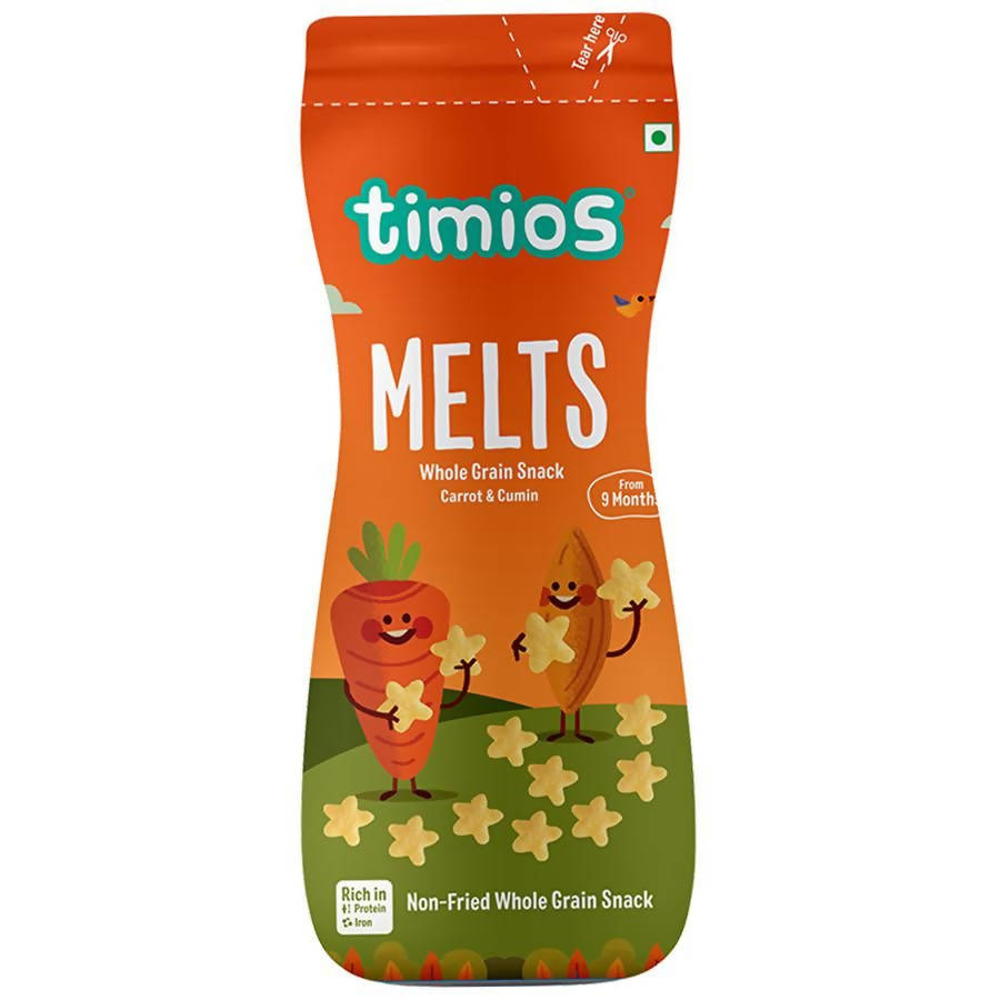 Timios Melts Carrot And Cumin Finger Food For Babies | Grab2Buy