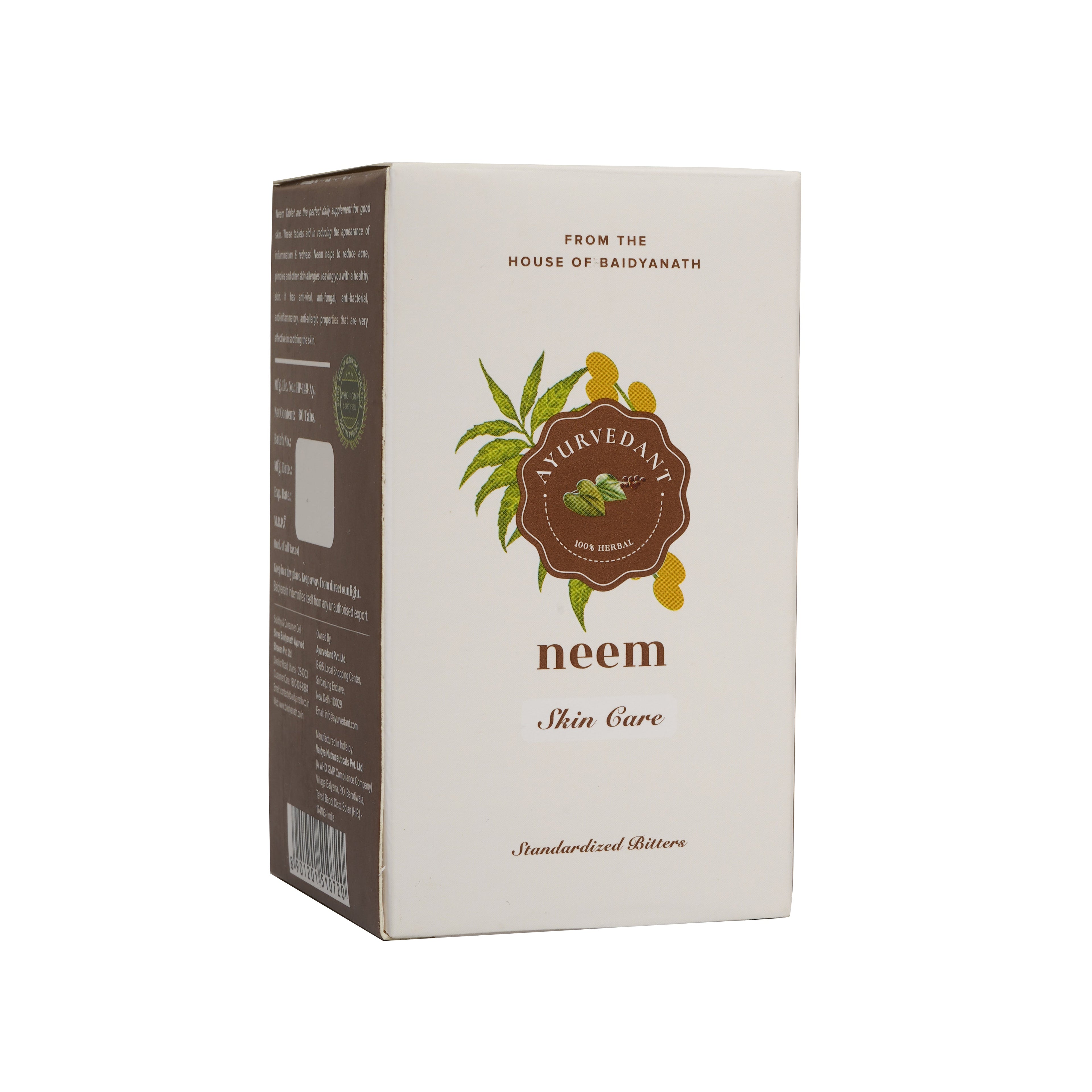 Baidyanath Jhansi Ayurvedant Neem Tablets | Grab2Buy
