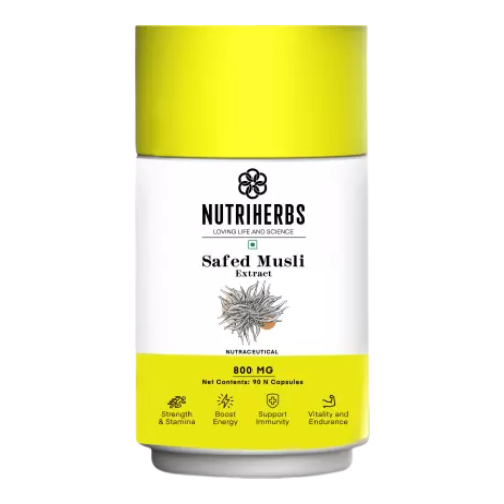 Nutriherbs Safed Musli Capsules | Grab2Buy