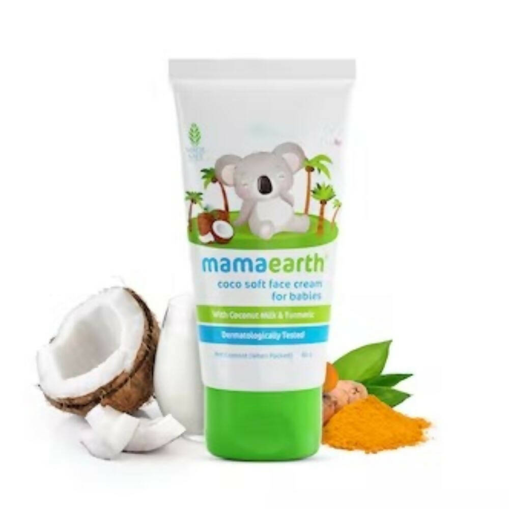 Mamaearth Coco Soft Face Cream With Coconut Milk & Turmeric For Babies | Grab2Buy