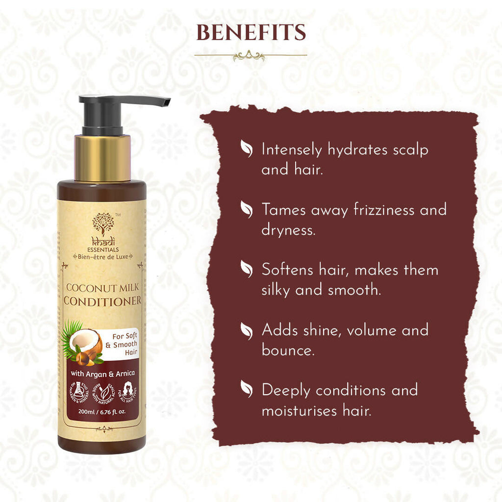 Khadi Essentials Coconut Milk Conditioner | Grab2Buy