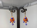 Terracotta Boho Style Hangings-Golden Red And Blue | Grab2Buy