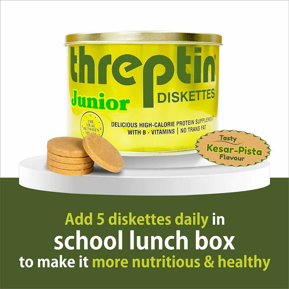 Threptin Junior Diskettes - Kesar Pista | Grab2Buy