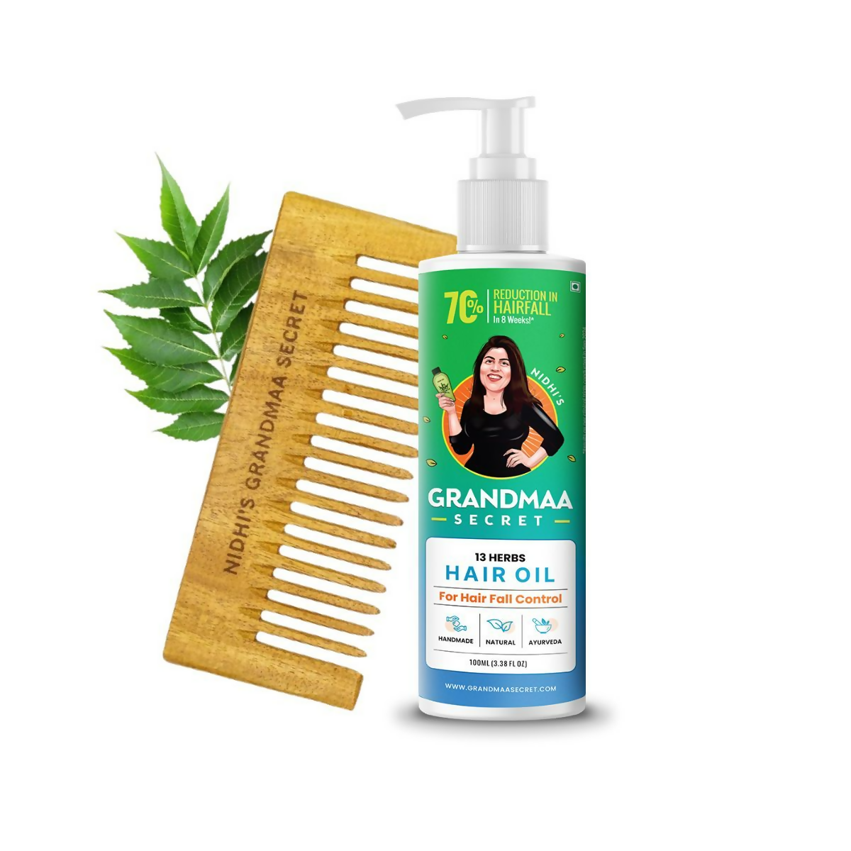 Nidhi's Grandmaa Secret Natural Hair Care Combo | Grab2Buy