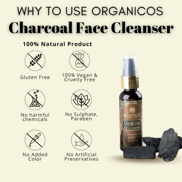 Organicos Charcoal Face Cleanser | Grab2Buy