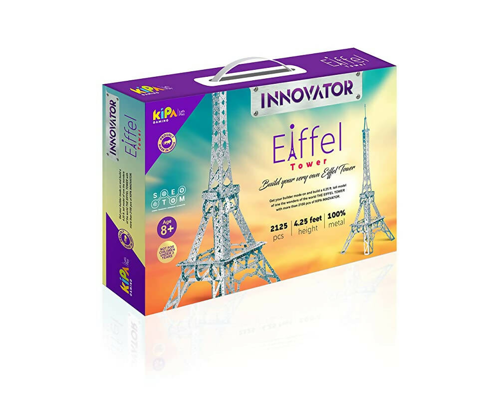 Kipa Innovator - Eiffel Tower 2125 Pieces - 1 DIY, Educational, Learning, Stem, Building and Construction Toys +5 Years | Grab2Buy