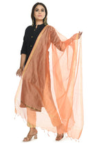 Mominos Fashion Peach Banarsi Piping Dupatta | Grab2Buy