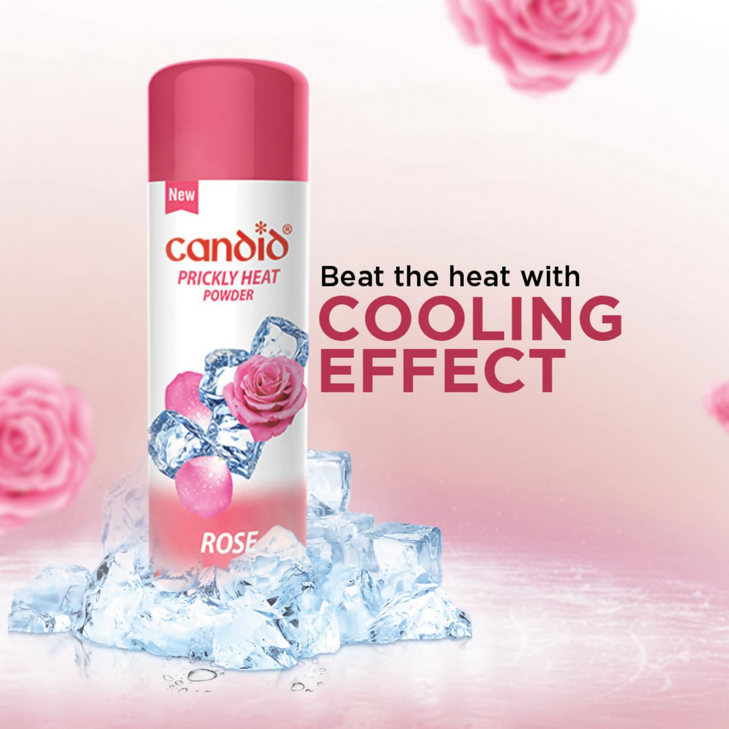Candid Prickly Heat Powder With Rose | Grab2Buy
