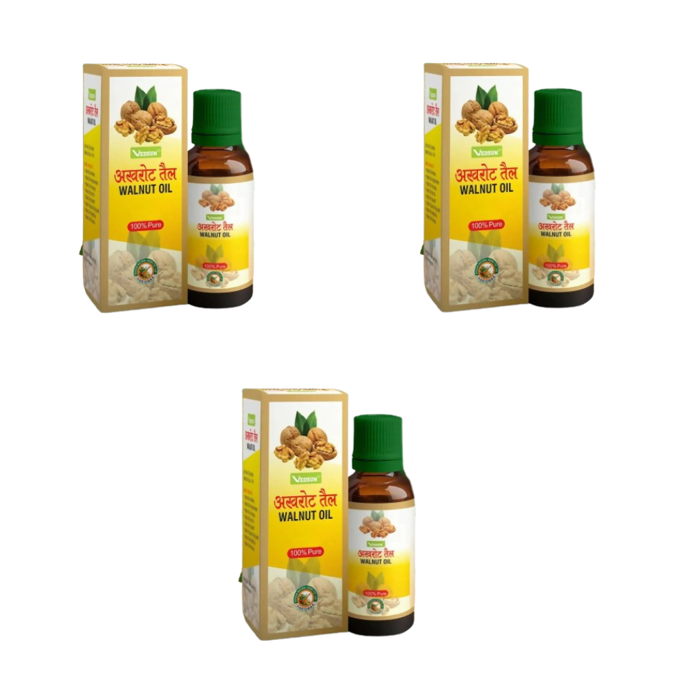 Vedsun Naturals Walnut Oil Pure and Organic for skin and Hair For Baby's Massage | Grab2Buy