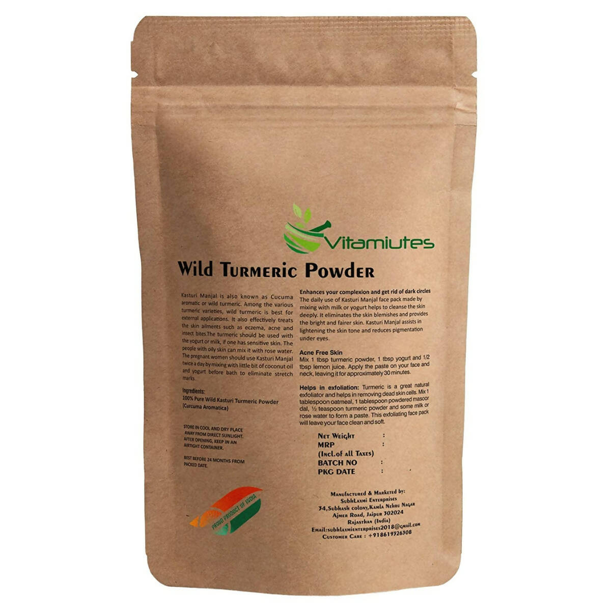 Vitaminutes Wild Turmeric Powder | Grab2Buy