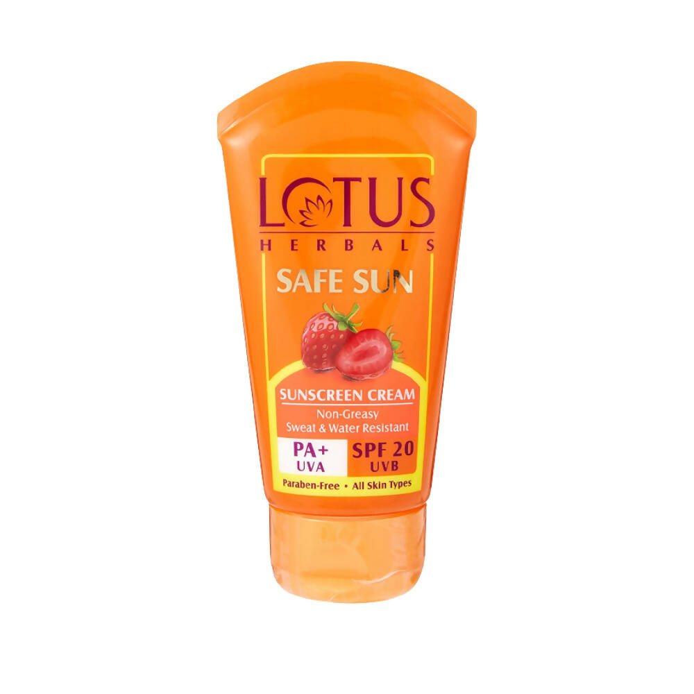 Lotus Herbals Safe Sun Sunscreen Cream - Breezy Berry SPF 20 | Grab2Buy