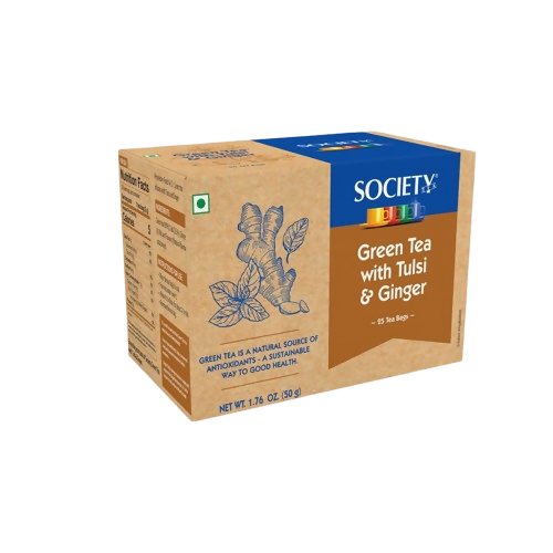 Society Green Tea With Tulsi & Ginger | Grab2Buy