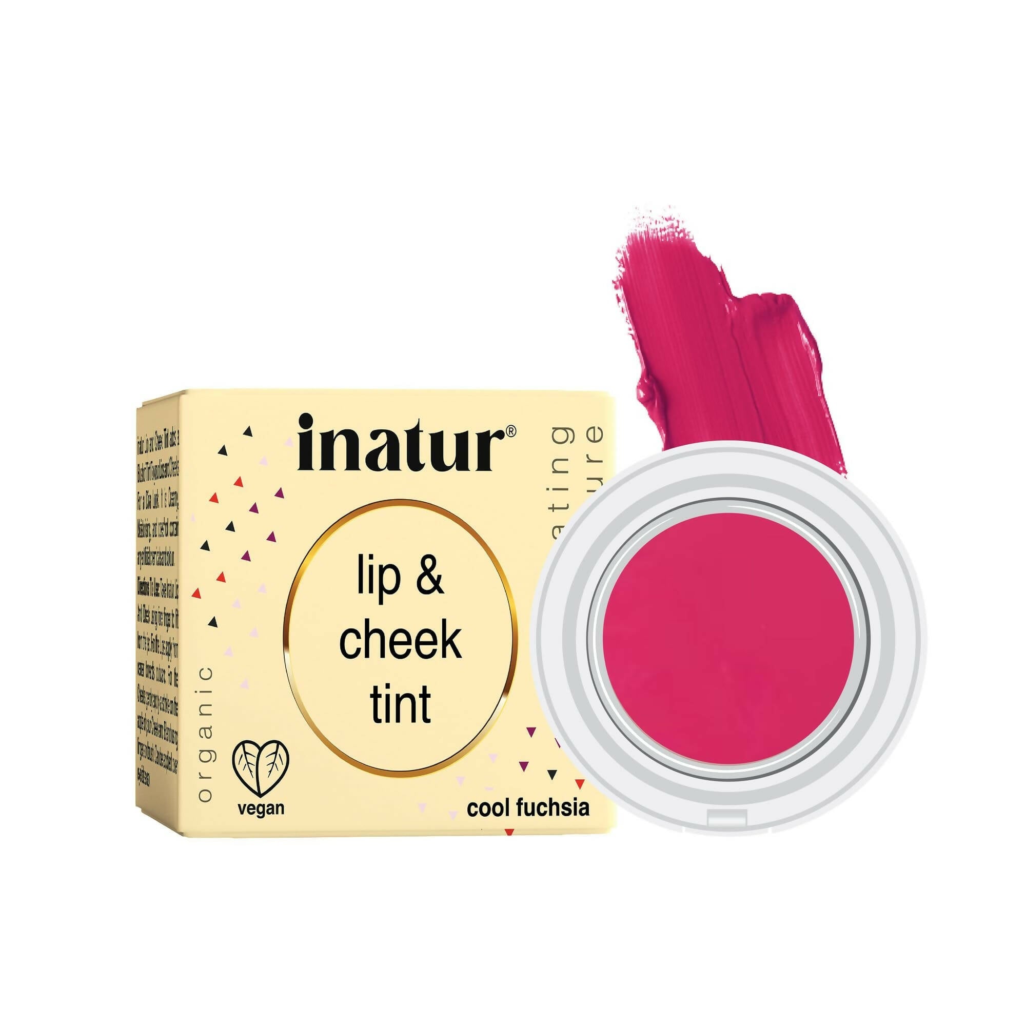 Inatur Lip and Cheek Tint Cool Fushia | Grab2Buy