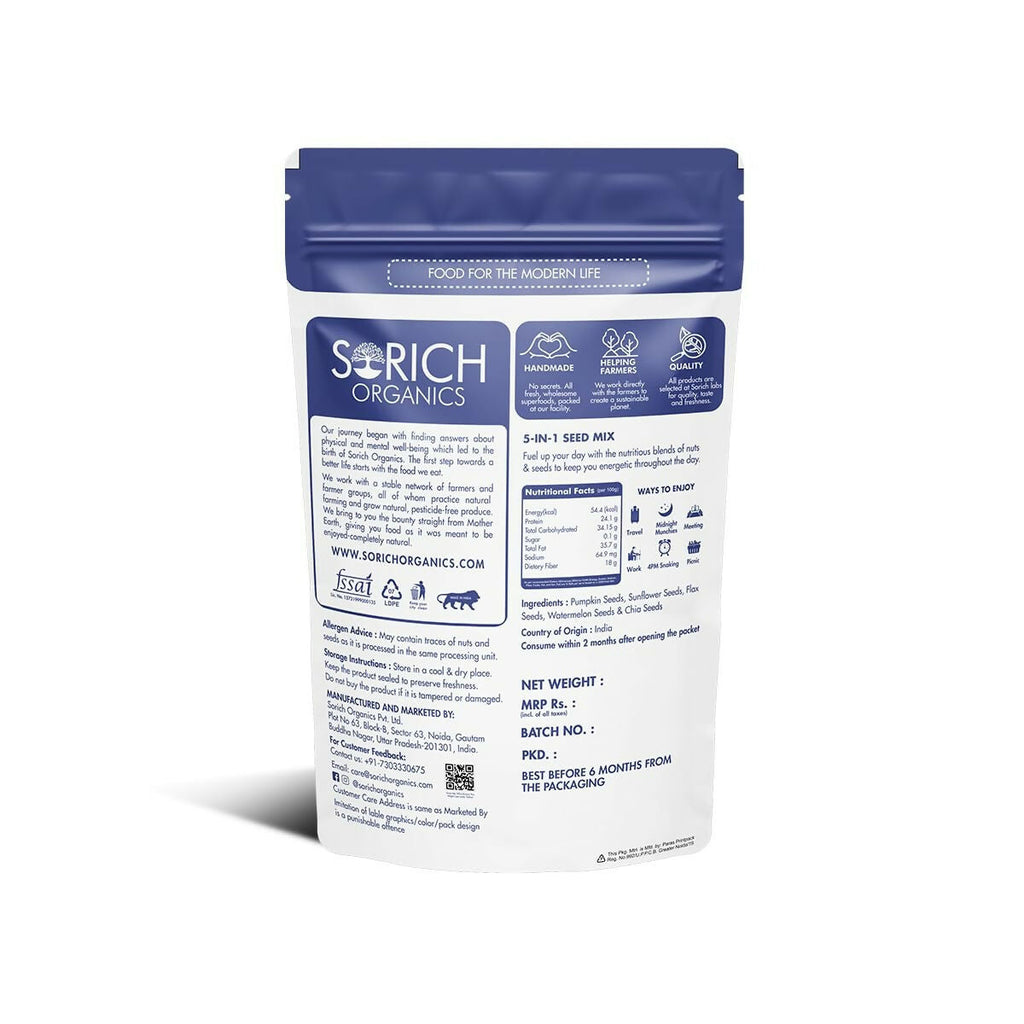 Sorich Organics 5 in 1 Seed Mix | Grab2Buy