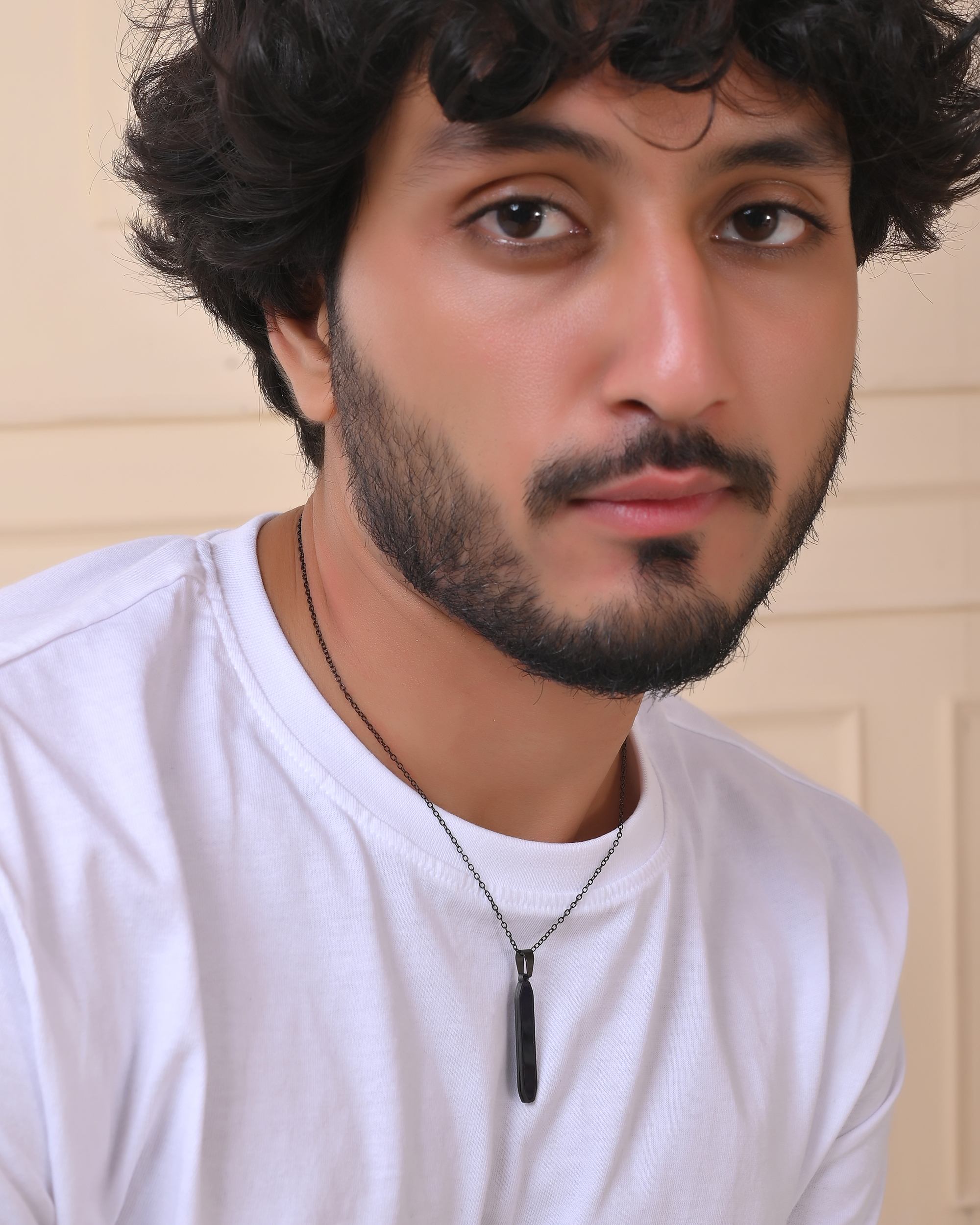 VOJ Men's Stainless Steel Chain With geometrical Shaped Pendant | Grab2Buy