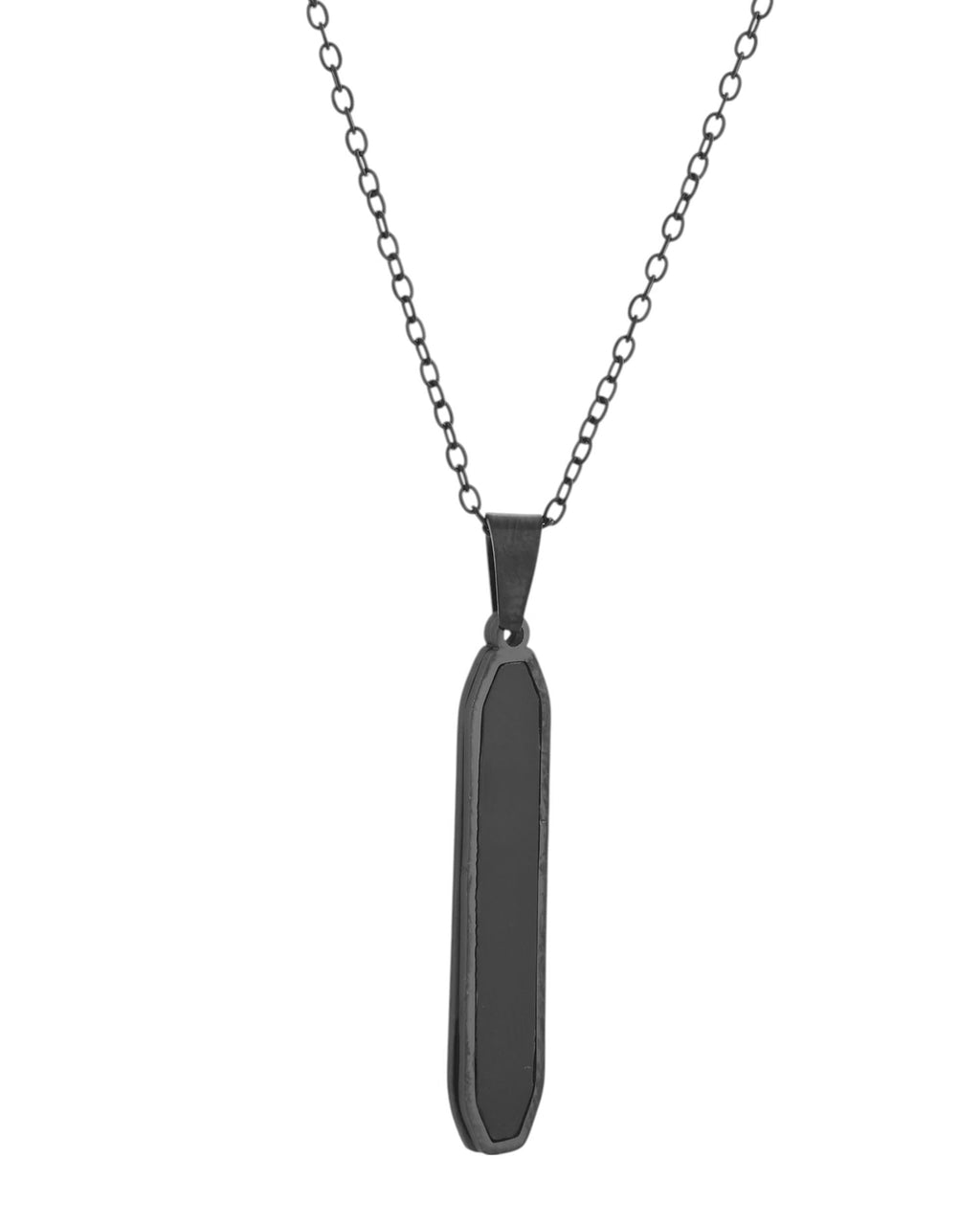 VOJ Men's Stainless Steel Chain With geometrical Shaped Pendant | Grab2Buy