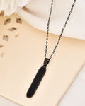 VOJ Men's Stainless Steel Chain With geometrical Shaped Pendant | Grab2Buy