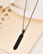 VOJ Men's Stainless Steel Chain With geometrical Shaped Pendant | Grab2Buy