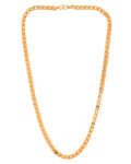VOJ Men Stainless Steel Gold Polished Square Shaped Chain | Grab2Buy