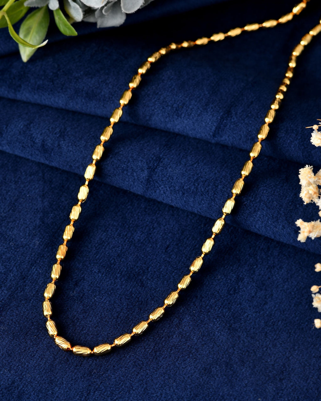 VOJ Gold Polished Designer Stainless Steel Chain For Men | Grab2Buy
