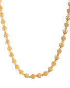 VOJ Women Gold Polished Heart Shaped Chain | Grab2Buy