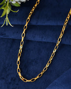 VOJ Gold Polished Stainless Steel Linked Chain For Men | Grab2Buy