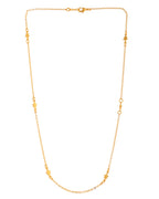 VOJ Gold Polished Star Shaped Minimal Chain For Women | Grab2Buy