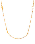 VOJ Gold Polished Star Shaped Minimal Chain For Women | Grab2Buy
