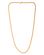 VOJ Men Gold Polished Twisted Stainless Steel Minimal Chain | Grab2Buy
