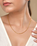 VOJ Women Gold Polished Stainless Steel Simple Chain | Grab2Buy