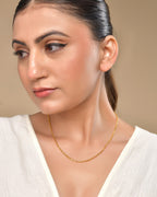 VOJ Women Gold Polished Stainless Steel Simple Chain | Grab2Buy