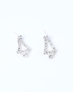 VOJ Silver Plated Stone Studded Choker Necklace And Earrings Set | Grab2Buy