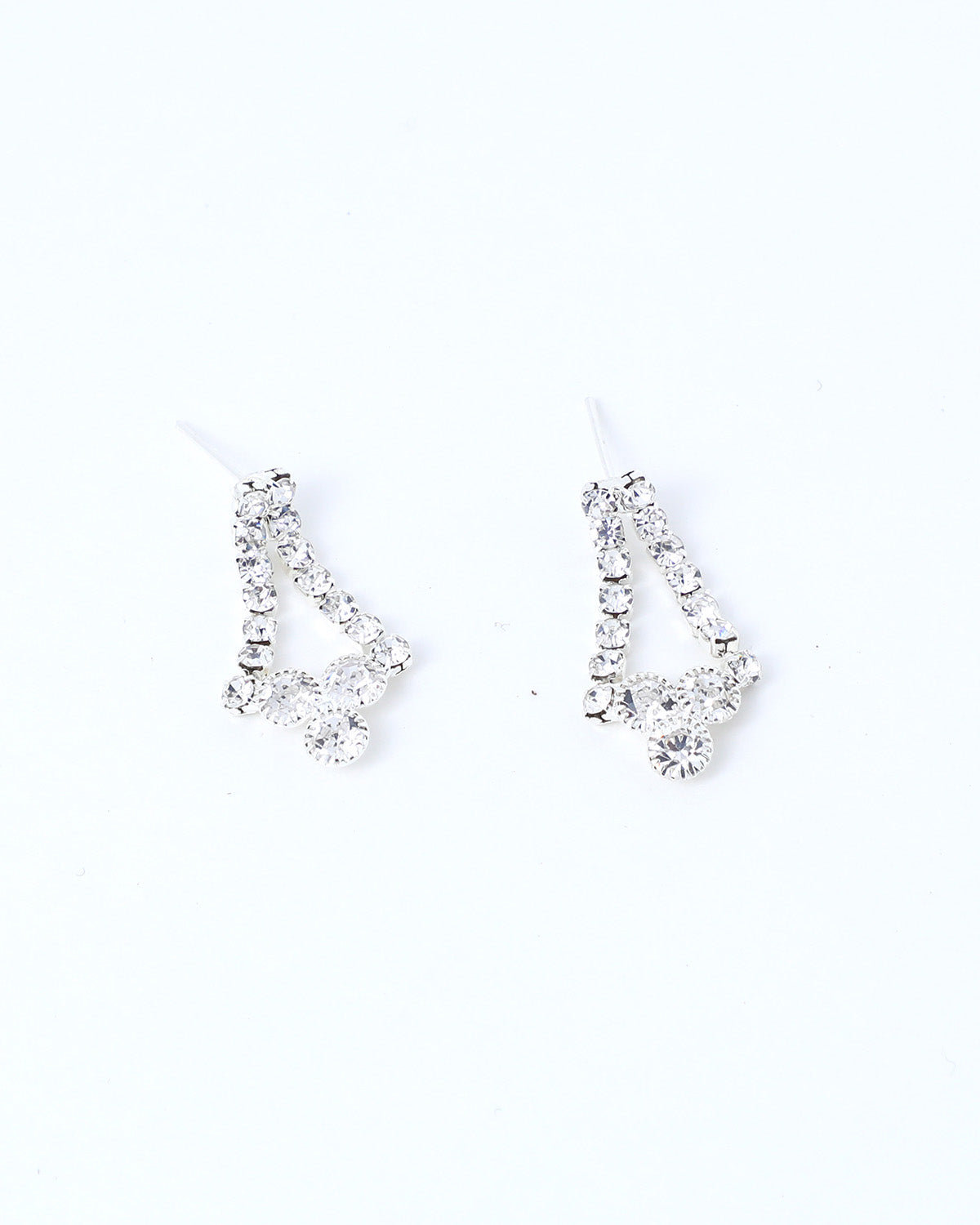 VOJ Silver Plated Stone Studded Choker Necklace And Earrings Set | Grab2Buy