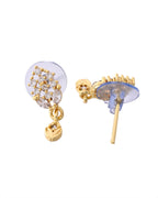 VOJ Gold-Polished AD Stone Studded MangalSutra Set