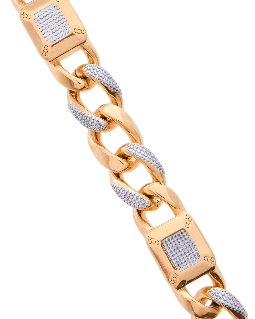 VOJ Dual Toned Men's Elgent Stylish Bracelet | Grab2Buy