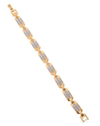 VOJ Men's Dual Toned Stylish Bracelet | Grab2Buy