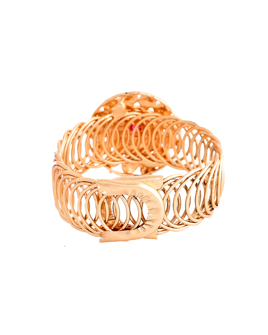 VOJ Kundan Studded Circular Women's Bracelet | Grab2Buy