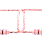 VOJ Set of 2 Rose Gold-Polished Square Shaped Bangles | Grab2Buy