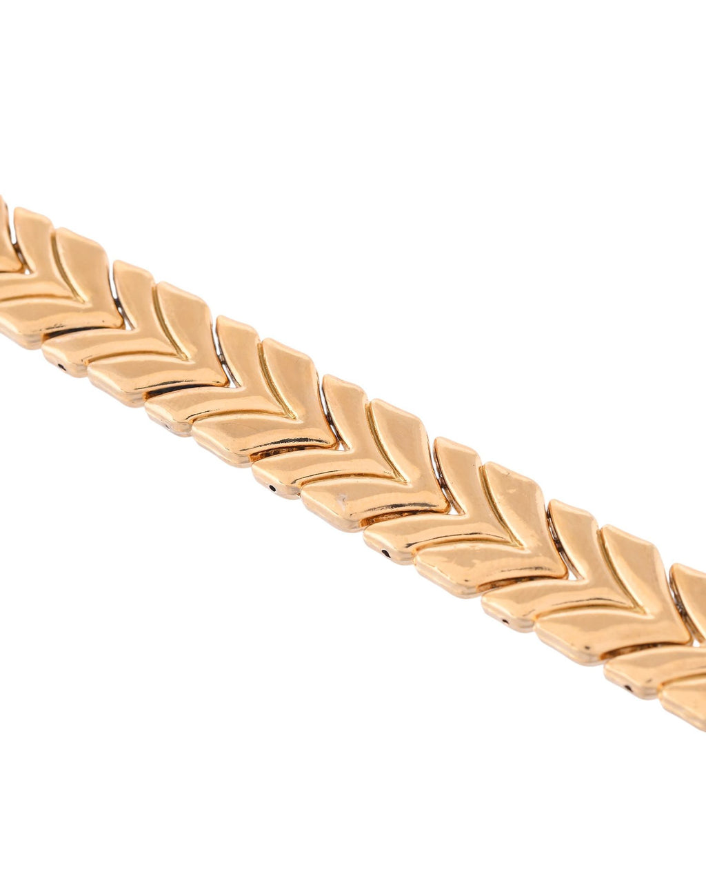 VOJ Gold Toned Magnetic Therapy Bracelet for Men | Grab2Buy