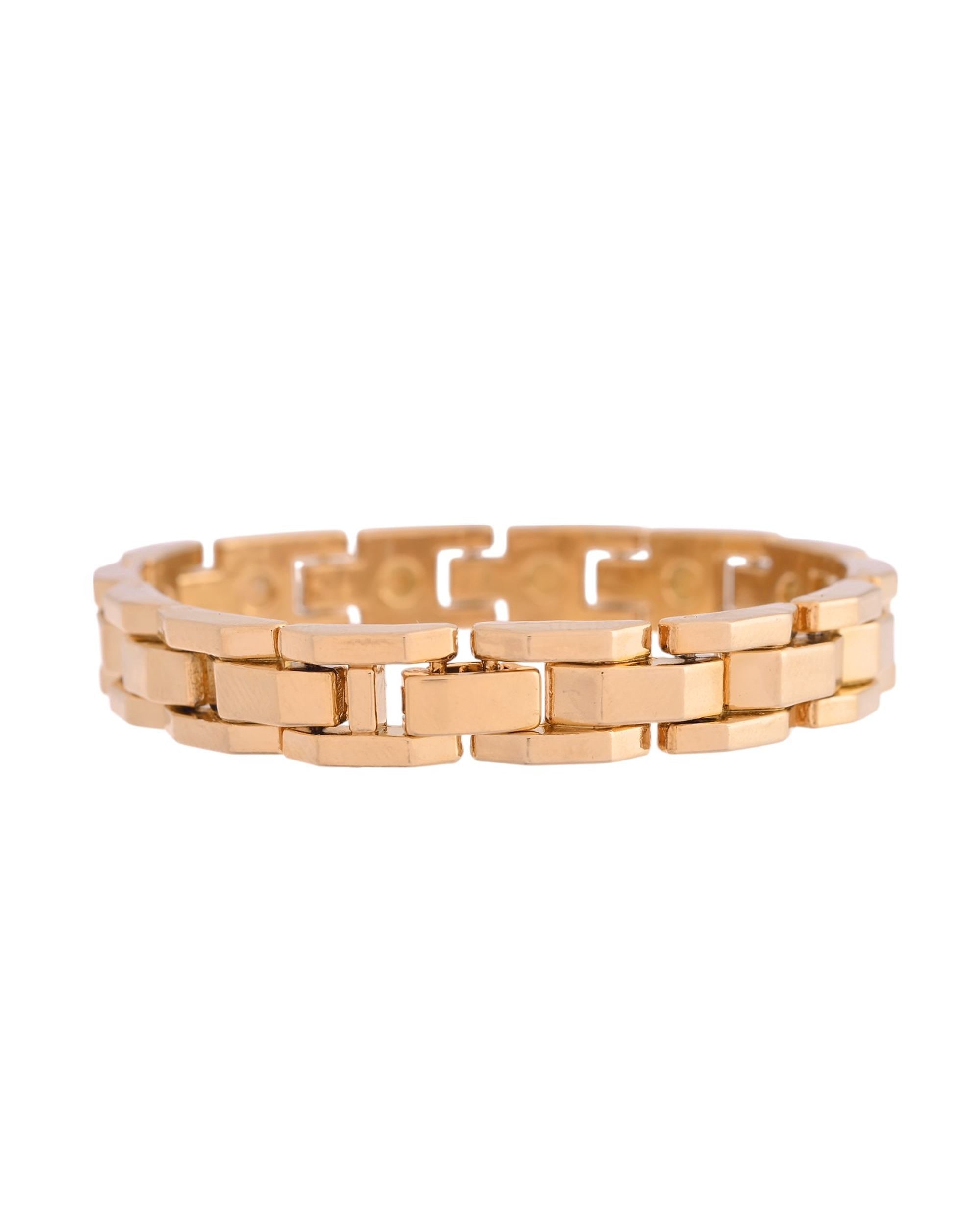 VOJ Golden Link Tungsten Magnetic Bracelet for Men