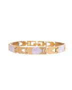 VOJ Double Toned Textural Designer Bracelet For Men | Grab2Buy