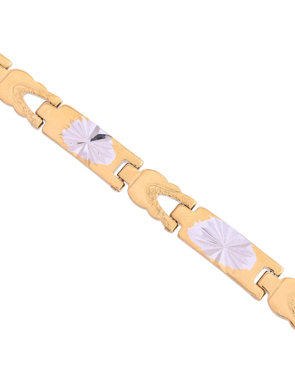 VOJ Double Toned Textural Designer Bracelet For Men | Grab2Buy