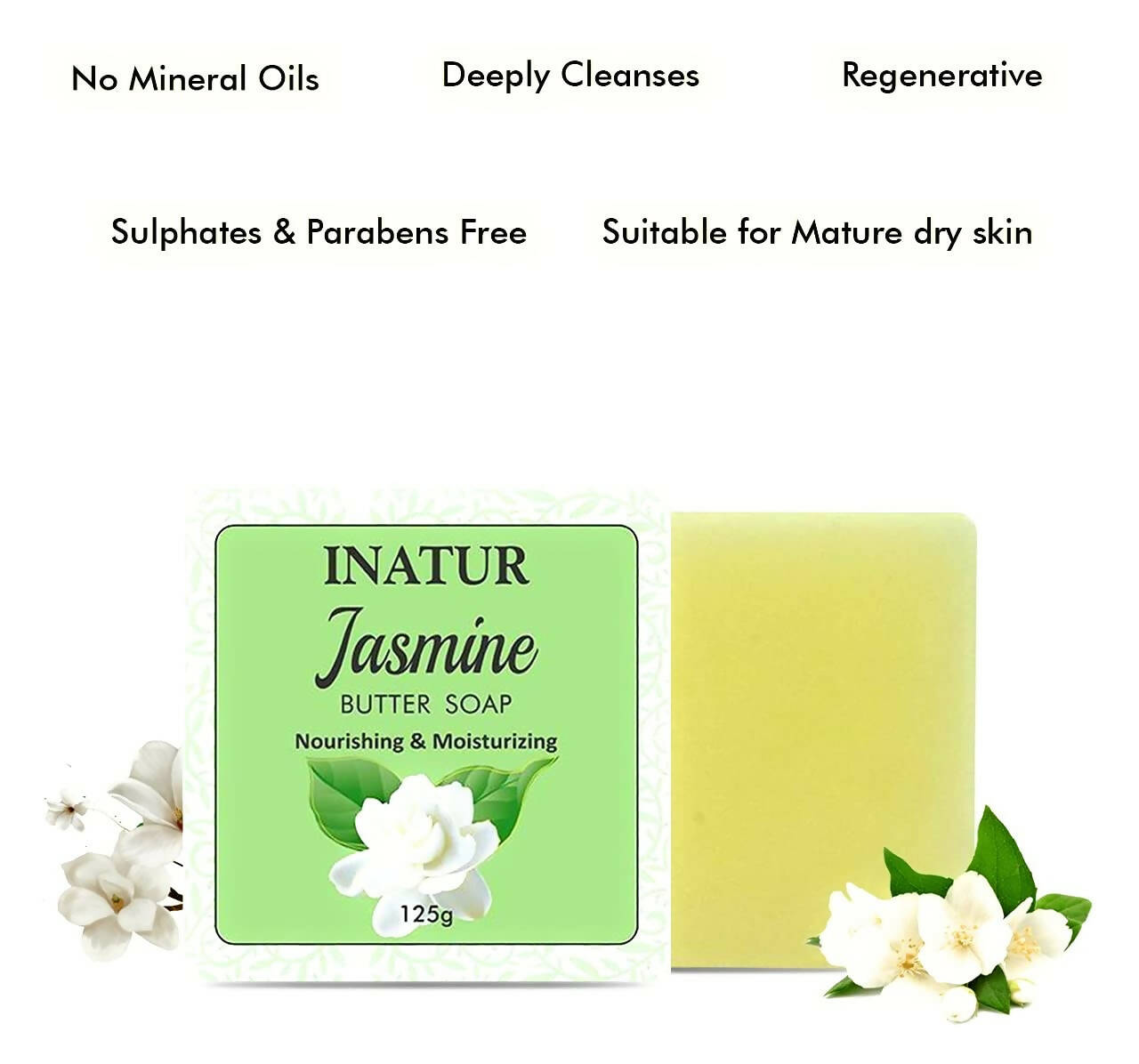 Inatur Jasmin Butter Soap | Grab2Buy