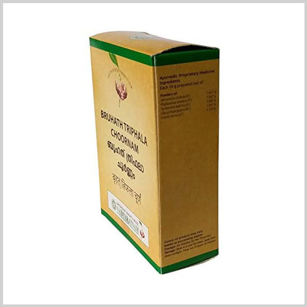 Vaidyaratnam Bruhath Triphala Choornam | Classical Ayurvedic 3-Fruit Powder Blend
