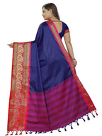 Vamika Banarasi Silk Royal Blue Weaving Saree | Grab2Buy